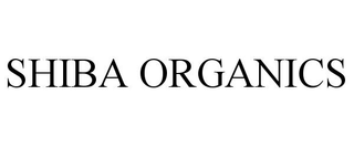 SHIBA ORGANICS trademark