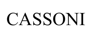 CASSONI trademark