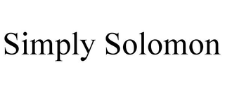 SIMPLY SOLOMON trademark