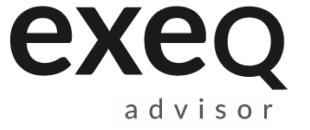 EXEQ ADVISOR trademark