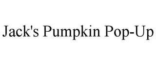 JACK'S PUMPKIN POP-UP trademark