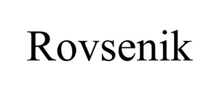 ROVSENIK trademark