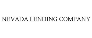 NEVADA LENDING COMPANY trademark