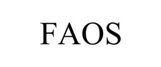 FAOS trademark