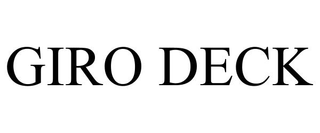 GIRO DECK trademark