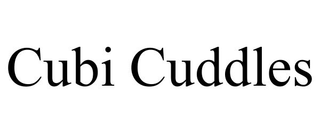 CUBI CUDDLES trademark
