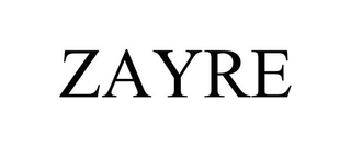 ZAYRE trademark