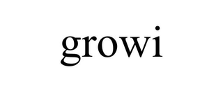 GROWI trademark