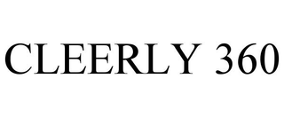 CLEERLY 360 trademark