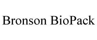 BRONSON BIOPACK trademark