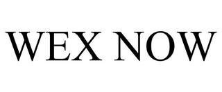 WEX NOW trademark