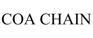 COA CHAIN trademark