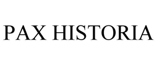 PAX HISTORIA trademark