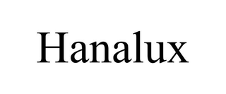 HANALUX trademark