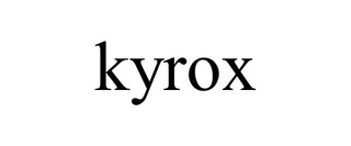 KYROX trademark