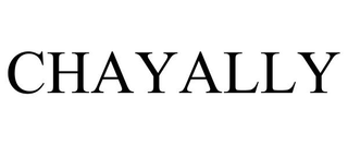 CHAYALLY trademark