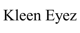 KLEEN EYEZ trademark