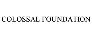 COLOSSAL FOUNDATION trademark