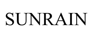 SUNRAIN trademark