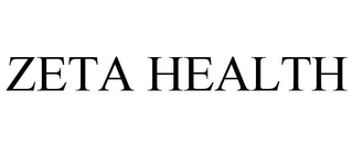ZETA HEALTH trademark