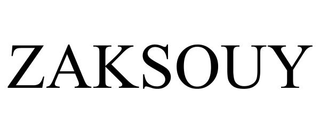 ZAKSOUY trademark