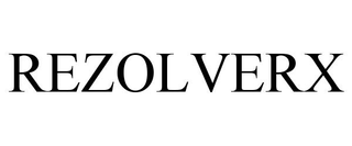 REZOLVERX trademark