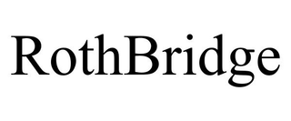 ROTHBRIDGE trademark