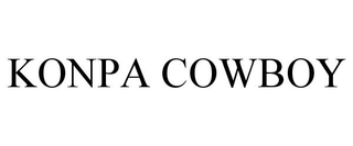 KONPA COWBOY trademark