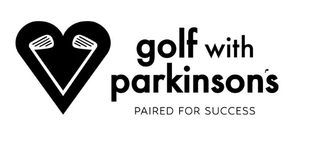 GOLF WITH PARKINSON'S PAIRED FOR SUCCESS trademark