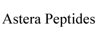 ASTERA PEPTIDES trademark