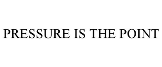PRESSURE IS THE POINT trademark