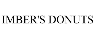 IMBER'S DONUTS trademark