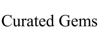 CURATED GEMS trademark