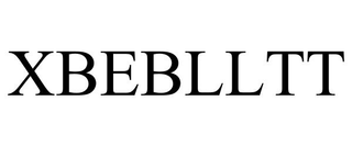XBEBLLTT trademark