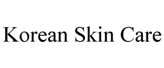 KOREAN SKIN CARE trademark