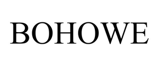 BOHOWE trademark