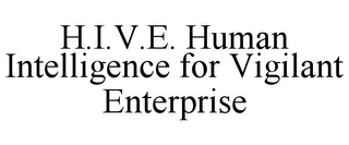 H.I.V.E. HUMAN INTELLIGENCE FOR VIGILANT ENTERPRISE trademark