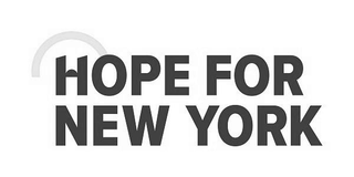 HOPE FOR NEW YORK trademark