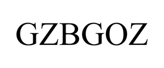 GZBGOZ trademark