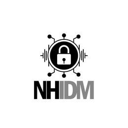 NHIDM WITH THE LETTERS NH BEING DARKER THAN THE LETTERS IDM. trademark