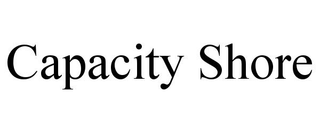 CAPACITY SHORE trademark