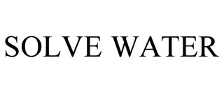 SOLVE WATER trademark