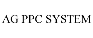AG PPC SYSTEM trademark