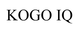 KOGO IQ trademark