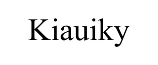 KIAUIKY trademark