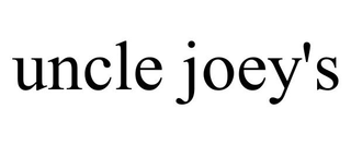 UNCLE JOEY'S trademark