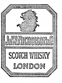 J&W.NICHOLSON&CO. SCOTCH WHISKY LONDON trademark