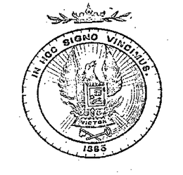 VICTOR IN HOC SIGNO VINCIMUS 1885 trademark