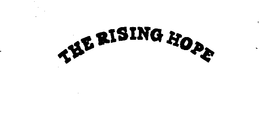 THE RISING HOPE DE RIJZENDE HOOP. trademark