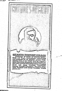 NATURES REMEDY THE GREATEST LIVER REGULATOR AND BLOOD PURIFIER KNOWN MANUFACTURED BY THE A.H. LEWIS MEDICINE CO, ST. LOUIS, MISSOURI. trademark